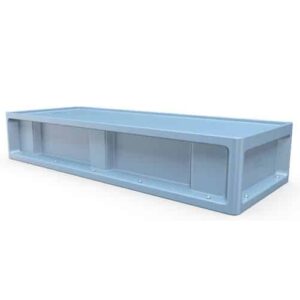 7500 molded plastic bed blue  2