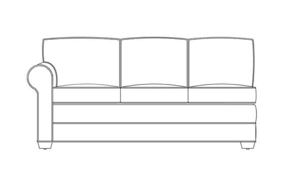 9566 46 left arm sleeper full 1 1