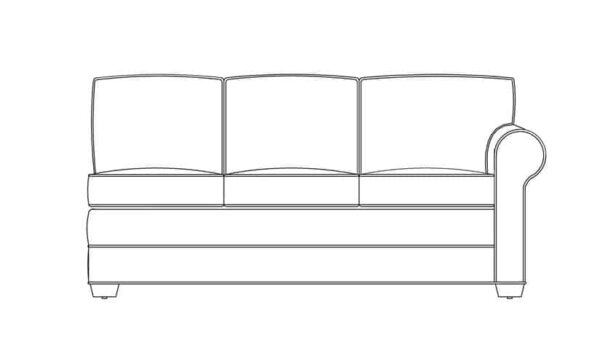 9566 47 right arm sleeper full 1 1 1