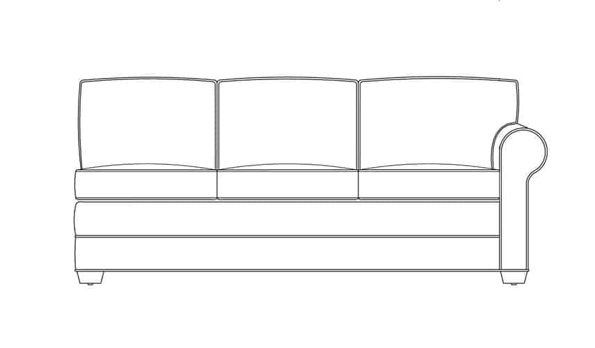 9566 57 right sleeper sofa 1 1