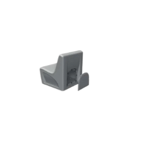 MOLDED PLASTIC FLOOR MOUNT CHAIR WITH BALLAST DOOR (96484S)