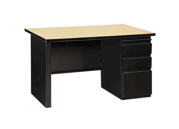 teachers desk single ped 1