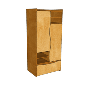Woodmere-2-Compartment-Wardrobe-with-Bottom-Drawer