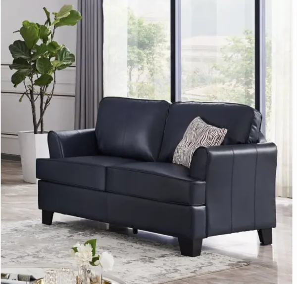 Brighton Loveseat Blue (1)