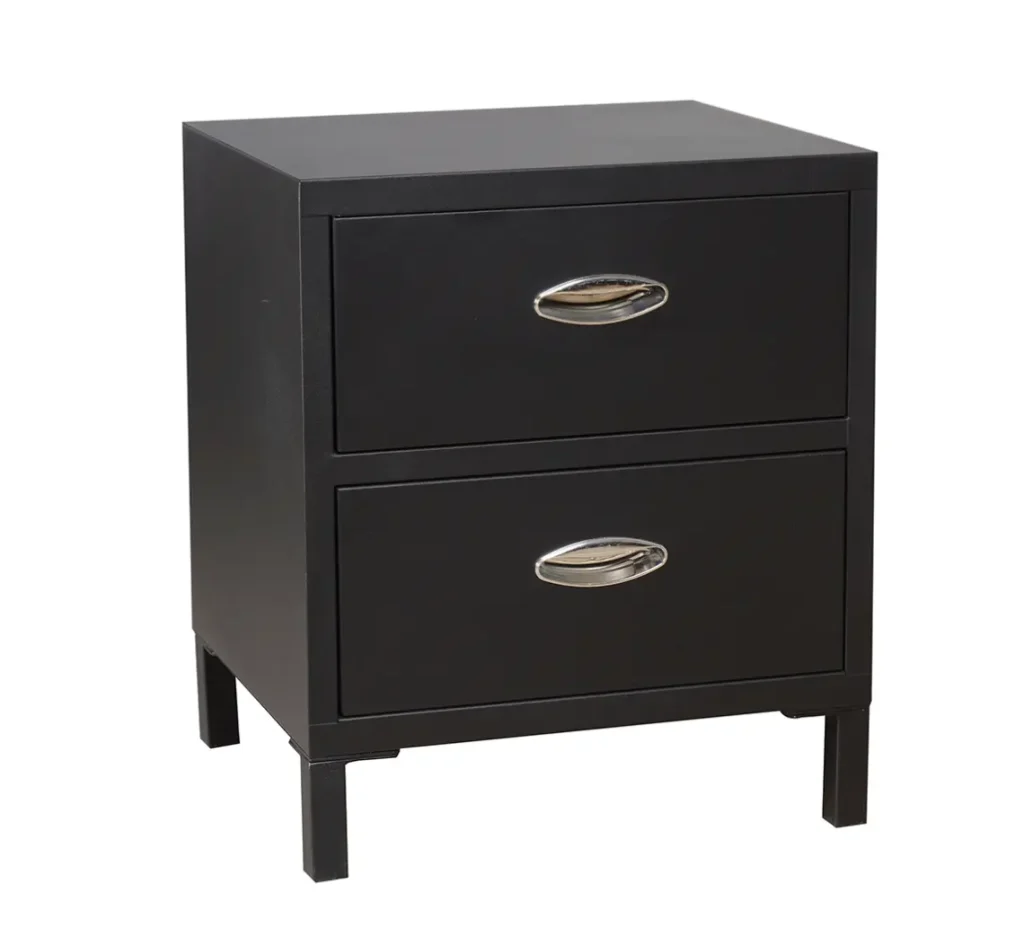 Morris Metal 2 Drawer Night Stand
