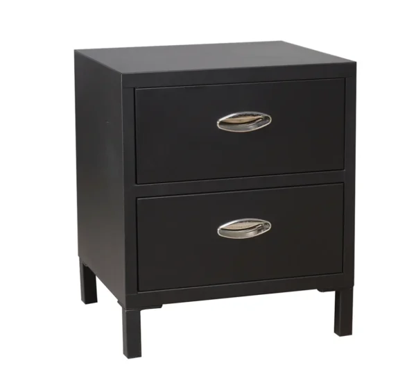 Morris Metal 2 Drawer Night Stand