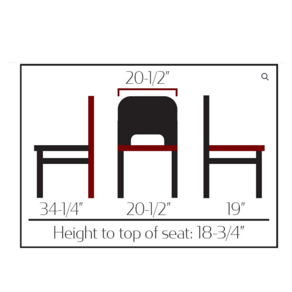Aurora Chair (CW-0439) (QUICK SHIP) - Image 2