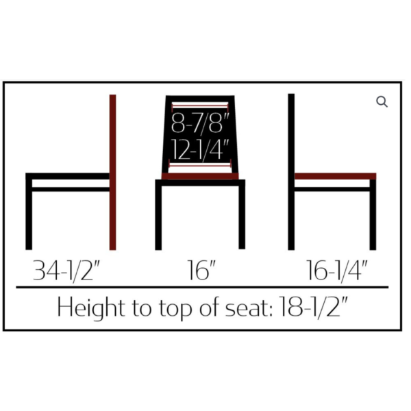 Standard Stack Chair (SL2082) (QUICK SHIP) - Image 2