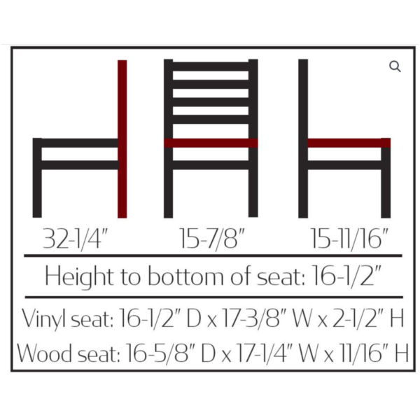 Stackable Ladderback Chair (ST 2160) (QUICK SHIP) - Image 3