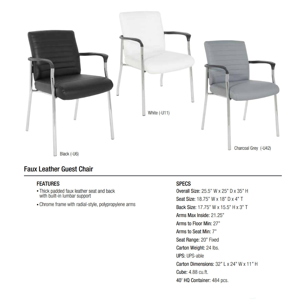 Guest Arm Chair (FL38610C) (QUICK SHIP) - Image 3