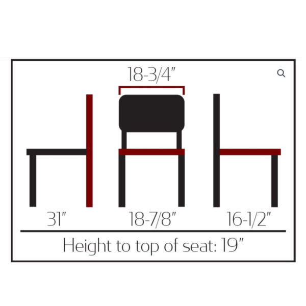 Harbor Chair (CW-0234) (QUICK SHIP) - Image 2