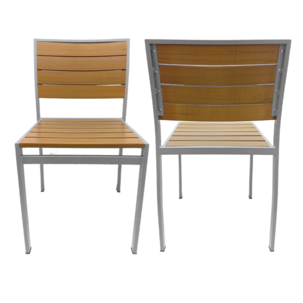 Outdoor Teak Chair (OM-CM-TK) (QUICK SHIP) - Image 2