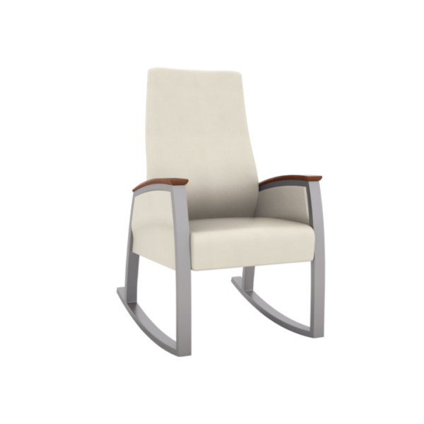 Foster Patient 44" Single Rocker (F1612-GR-SVR-KD-AS-F-ODRIFT-F-ODRIFT) - Image 2