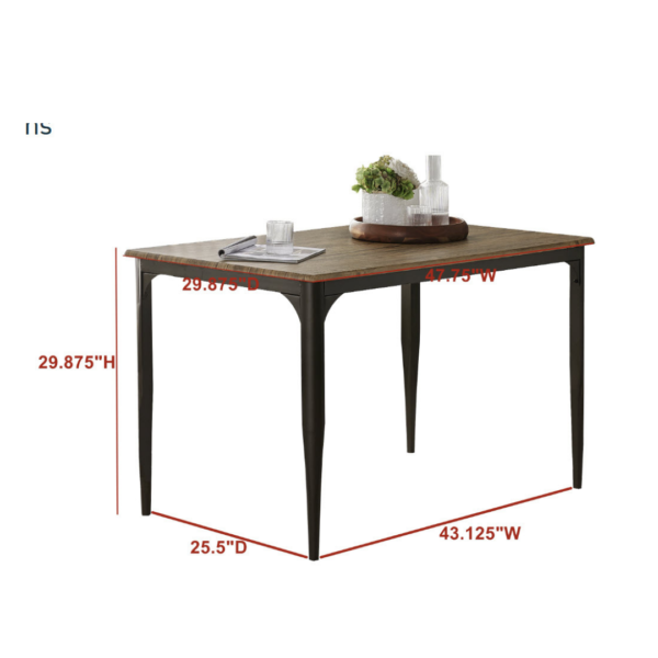 Bristol 48" Dining Table (D4013-05) (QUICK SHIP) - Image 3