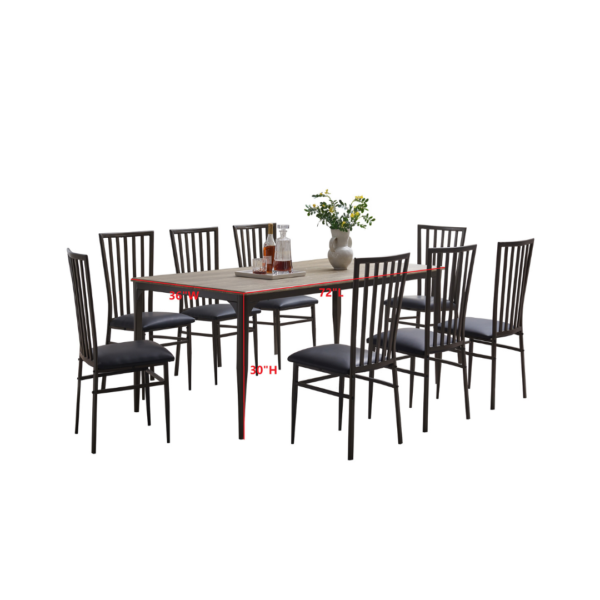 Bristol 72" Dining Table (D4013-08) (QUICK SHIP) - Image 4