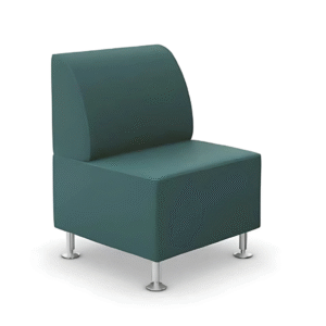 Modular Square Bench with Back (010BSQ24B)