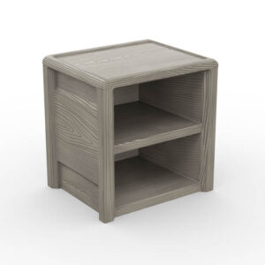 SEQUOIA™ Molded Plastic - Wood Grain Nightstand (200 Series)