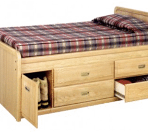 Wooden Storage Bed