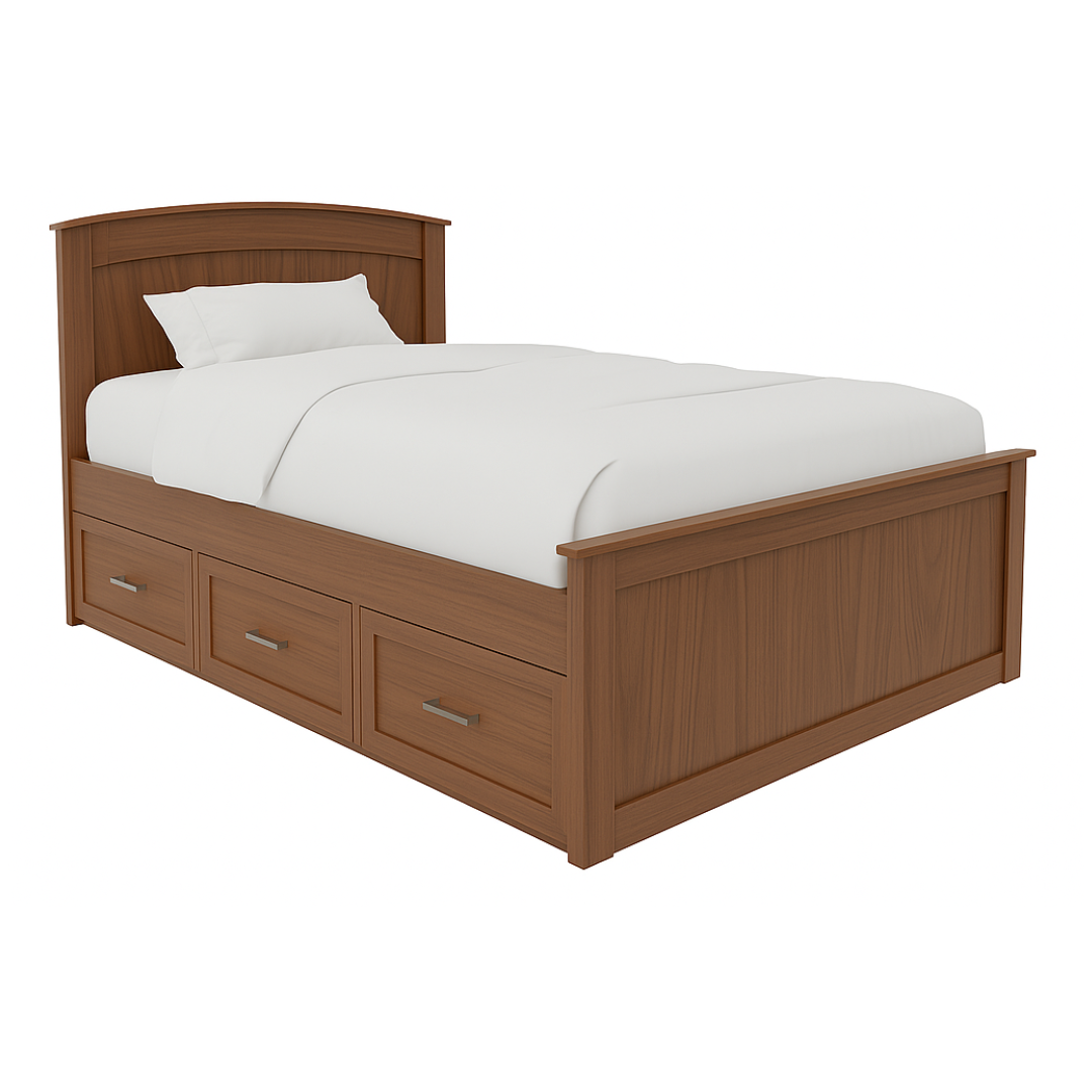 Evy Storage Bed - Multiple Finishes (MA-PPL-8430-3DWR) - Image 2