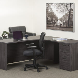 Napa L-Shape Desk – Slate Grey (NAPSGW-TYP21R)