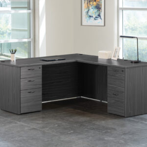 Napa Slate Grey L-Shaped Desk (NAPSGW-TYP9)