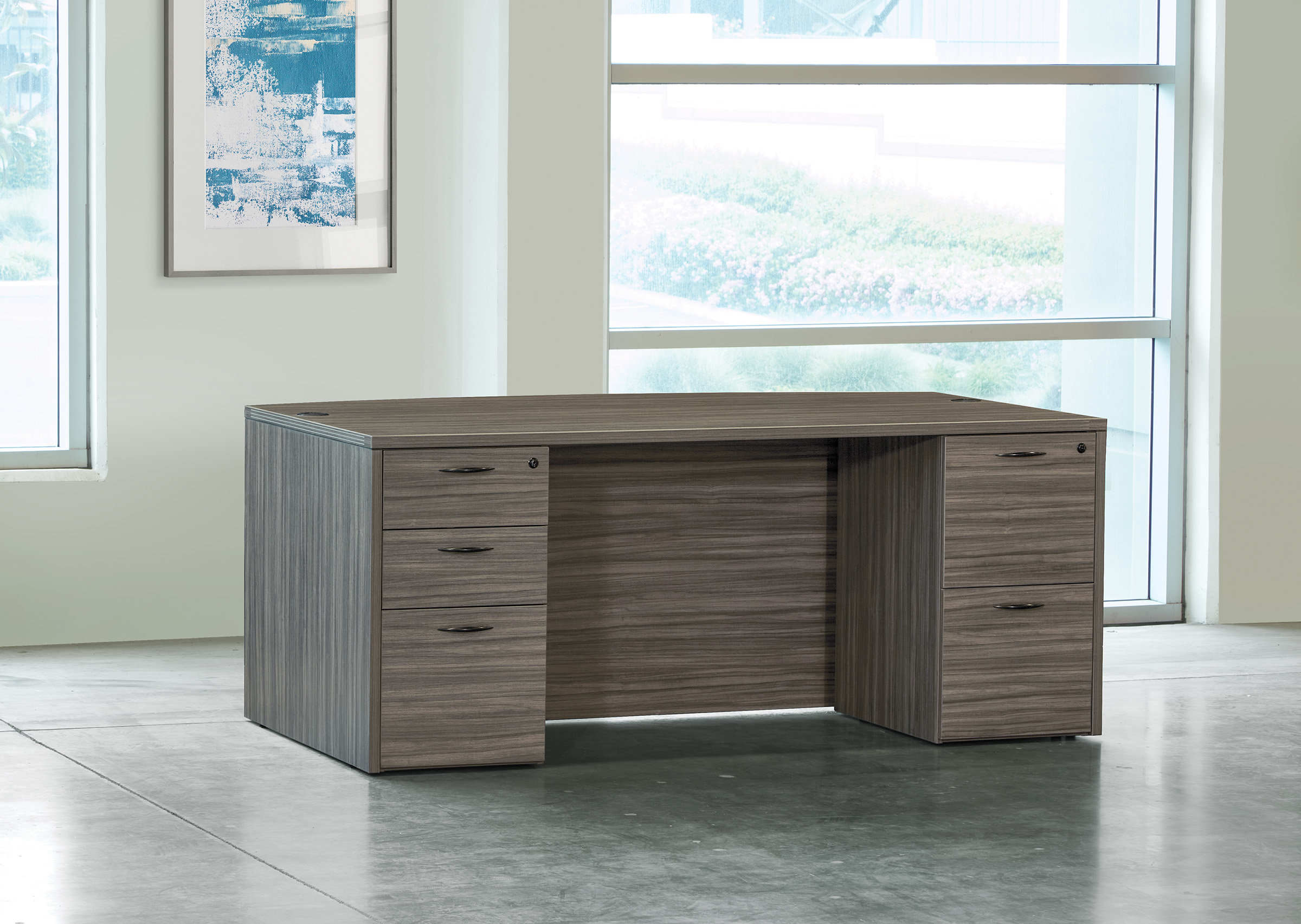 Napa Slate Grey Desk (NAPURB-TYP1/NAPURB-TYP2)